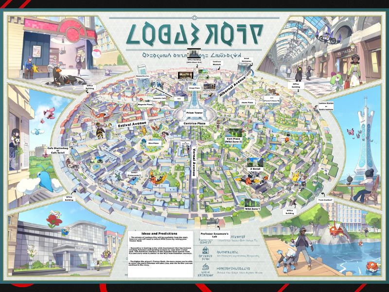 bản đồ game pokemon legend z-a