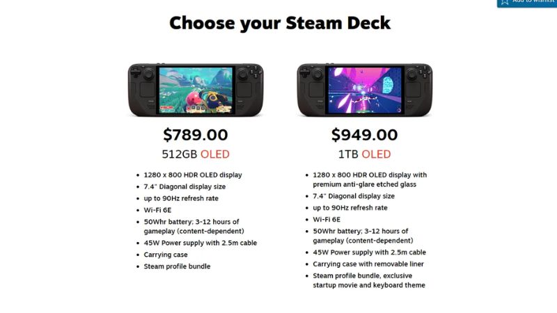 steam deck tăng giá